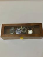 Prestige - Sieradendoos - Fluweel, Voering - Swiss Made -, Antiek en Kunst