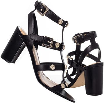 GUESS - maat 38 - Sandalen met hak - Zwart, Verzenden, Nieuw