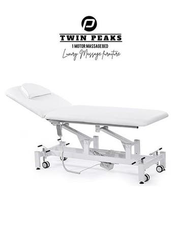 Massagetafel “TWIN PEAKS” Wit (Saloninrichting Massage), Verzenden, Nieuw