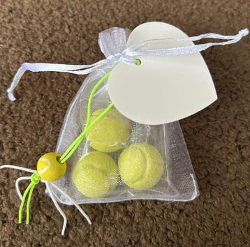Tennis racket en bal folie ballonnen set, Verzenden, Nieuw, Overige typen