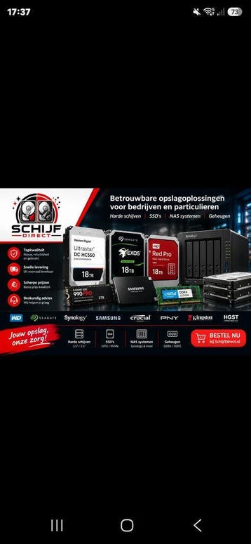 WD Ultrastar DC HC580 24TB, Computers en Software, Intern, 24tb, Server, Nieuw