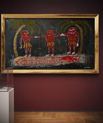 Malo - Connected Roots - like basquiat, Antiek en Kunst, Kunst | Schilderijen | Modern
