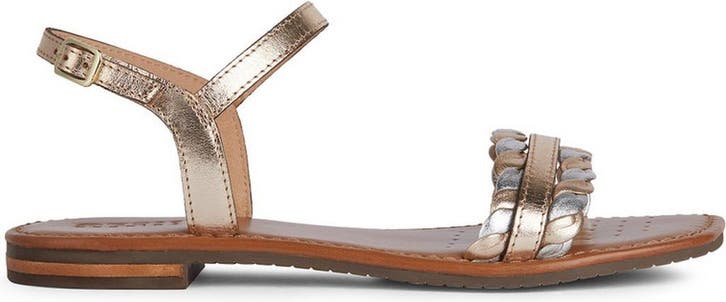 GEOX - maat 39- D SOZY Q A Sandalen - GOLD/SILVER, Kleding | Dames, Schoenen, Verzenden