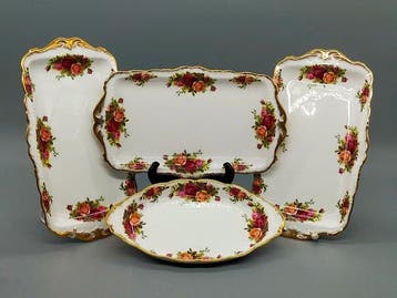 Eetservies - Royal Albert Old Country Roses 4-tlg