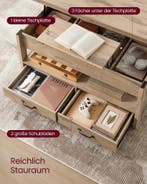 Salontafel - 100x50 cm - in hoogte verstelbaar tafelblad -, Verzenden, Nieuw