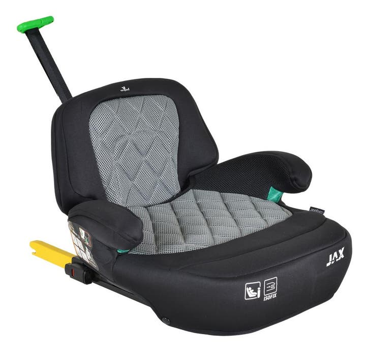 Cangaroo Jax Grey Isofix 125-150 cm i-Size Booster, Kinderen en Baby's, Autostoeltjes, Nieuw, Autogordel of Isofix, 22 t/m 36 kg