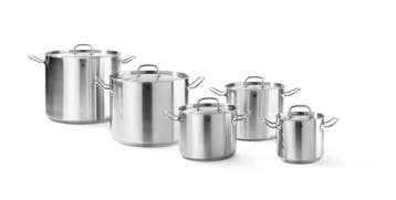 Hendi Kookpan Hoog Met Deksel | Kitchen Line | 45L | Ø400x36, Ophalen of Verzenden, Nieuw in verpakking