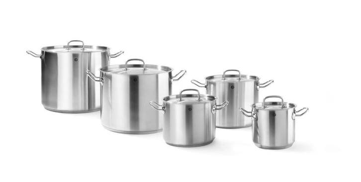 Hendi Kookpan Hoog Met Deksel | Kitchen Line | 45L | Ø400x36, Zakelijke goederen, Horeca | Keukenapparatuur, Nieuw in verpakking