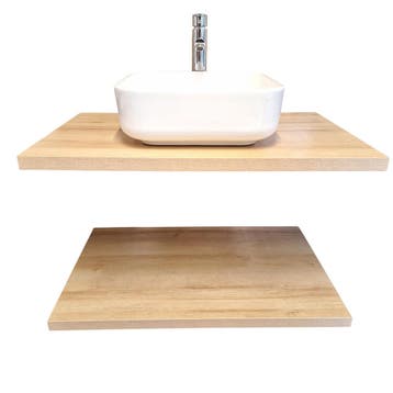 SALE - Hede 60 - Set - Eiken - Badmeubel -, Ophalen of Verzenden, Nieuw