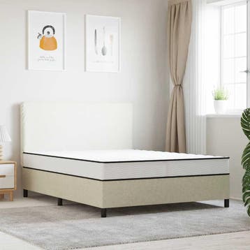 vidaXL Binnenveringmatras middelhard 140x190 cm, Verzenden, Nieuw