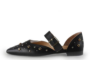 Babouche Ballerinas in maat 39 Zwart, Kleding | Dames, Verzenden, Zwart, Ballerina's, Zo goed als nieuw