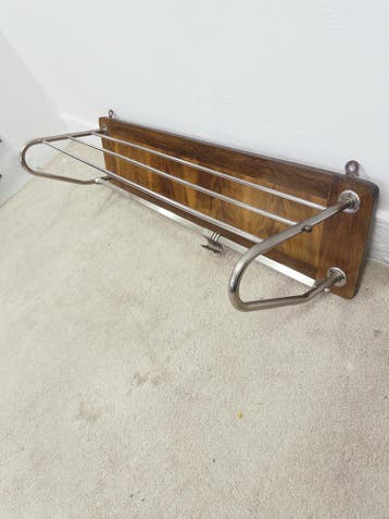 Mid-century Wandkapstok, Wandkapstok, Gebruikt, Ophalen of Verzenden, Minder dan 100 cm