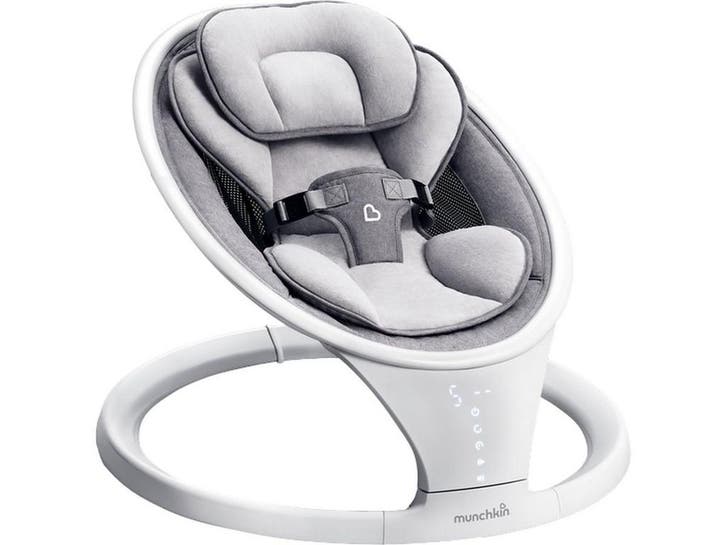Munchkin Swing Grey - Babyschommel elektrisch - 5, Kinderen en Baby's, Kinderstoelen, Zo goed als nieuw, Verzenden