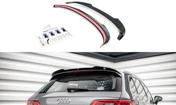 Spoiler Audi A3 8V Sportback 13-16 Maxton Glans Zwart, Ophalen of Verzenden, Nieuw