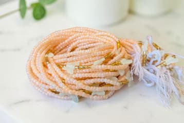 Waist Beads / Afrikaanse Heupketting -  Zalm Butterfly Ifeom, Ophalen of Verzenden, Nieuw