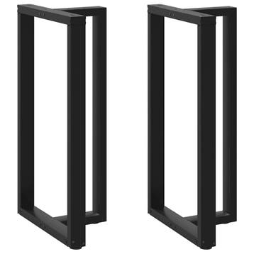 vidaXL Bartafelpoten 2 st T-vormig 60x35x(110-111) cm staal, Verzenden, Nieuw