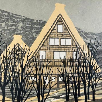 In Hida A (A) Editie: 118/200 (1973) - houtsnede -, Antiek en Kunst