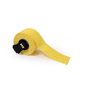 Brady M6-25x75-7643-YL polyurethaan tags geel 25 mm x 75 mm, Verzenden, Nieuw, Brady