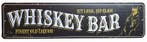 Whiskey bar finest old liquor reclamebord, Ophalen of Verzenden, Nieuw