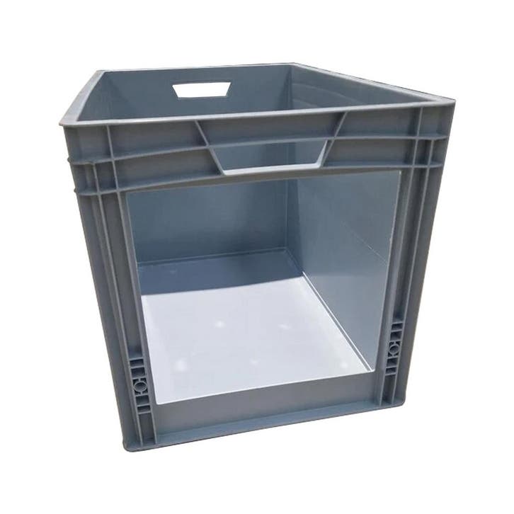Magazijnbak, 600x400x420 mm, euronorm, grijs kunststof,, Zakelijke goederen, Kantoor en Winkelinrichting | Magazijn, Stelling en Opslag