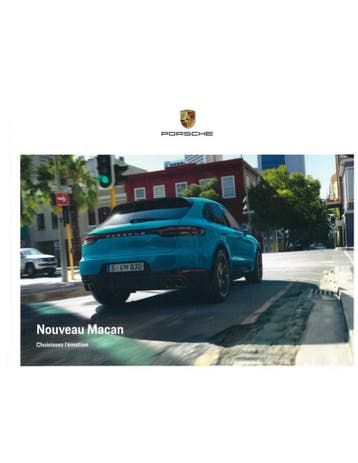 2019 PORSCHE MACAN HARDCOVER BROCHURE FRANS, Boeken, Nieuw, Porsche, Author
