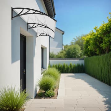 Voordeurluifel transparant - 200 cm, Huis en Inrichting, Verzenden, Nieuw