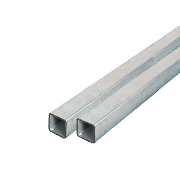 Stalen verzinkte koker  40x40x2 mm - op maat gezaagd, Verzenden, Nieuw