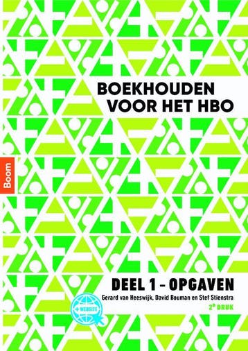 Boekhouden voor het hbo deel 1. Opgaven, 9789024424818, Verzenden, Zo goed als nieuw, HBO