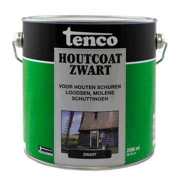 Tenco houtcoat zwart 2,5 liter, Verzenden, Nieuw