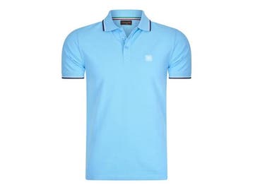Veiling - Cappuccino Italia Polo Applique Pique - Sky - XL, Kleding | Heren, T-shirts, Nieuw