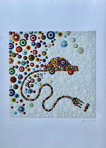 Davide Nido (1966-2014) - Coriandoli e Auto (Electric Car)