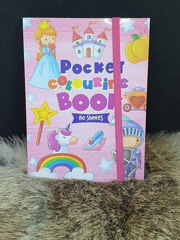Pocket colouring book Prinsessen, Verzenden, Gelezen