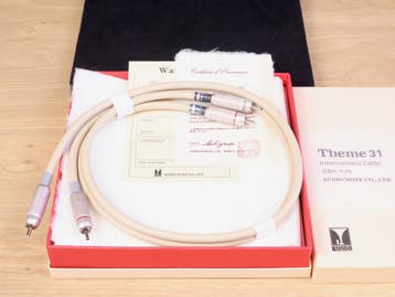 Kondo Theme LS-31 RR high end audio interconnects RCA 0,8 me, Ophalen of Verzenden, Gebruikt, Overige kabels