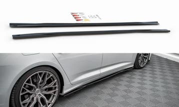 Zijskirts Audi A6 S-Line / S6 C8 Maxton Glans Zwart, Ophalen of Verzenden, Nieuw