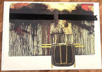 Hermann Nitsch (1938–2022) - Opera ritoccata a mano dal