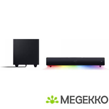 Razer Leviathan V2 Zwart 65W Soundbar en Subwoofer, Verzenden, Nieuw, Razer