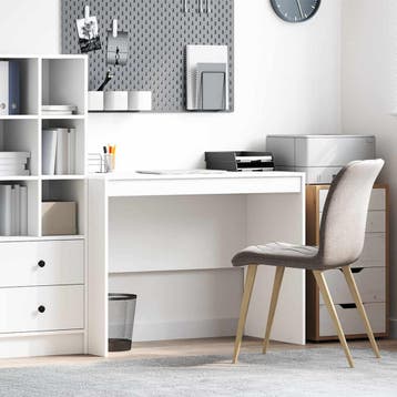 vidaXL Bureau Wit 100 x 50 x 76 cm, Verzenden, Nieuw