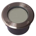 Grondspot LED Ø12 incl. GX53 RVS Rond Tuinverlichting, Verzenden, Minder dan 50 watt, Nieuw, Spots