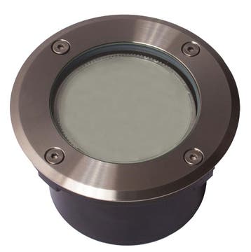 Grondspot LED Ø12 incl. GX53 RVS Rond Tuinverlichting, Verzenden, Minder dan 50 watt, Nieuw, Spots
