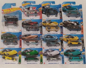 Hot Wheels 1:64 - Modelauto (16) - Hot weels/Mattel - Trésor, Hobby en Vrije tijd, Nieuw