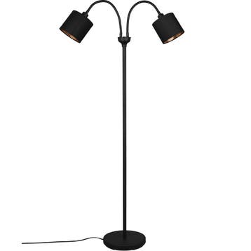 LED Vloerlamp - Trion Moty - E14 Fitting - 2-lichts - Rond -, Huis en Inrichting, Ophalen of Verzenden, Nieuw, Metaal, Overige fittingen