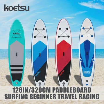 KOETSU 320cm Opblaasbare SUP Board - Staand Peddelen, Surfen, Watersport en Boten, Golfsurfen, Verzenden, Nieuw