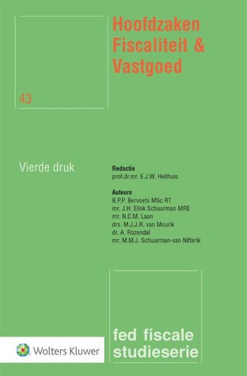 Hoofdzaken Fiscaliteit amp Vastgoed 9789013167900, Boeken, Verzenden, Zo goed als nieuw