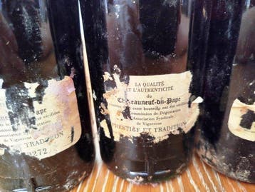 1985 Lucien Barrot château Neuf du pape - Côtes-du-rhône - 4, Nieuw