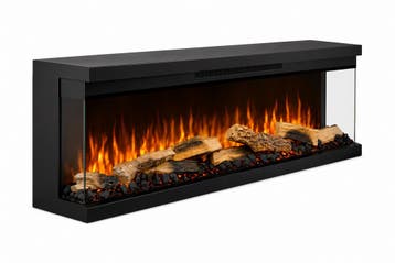Driezijdige sfeerhaard met verwarming Magnific - 91cm, Ophalen of Verzenden, Nieuw, Vrijstaande haard, Elektrische haard