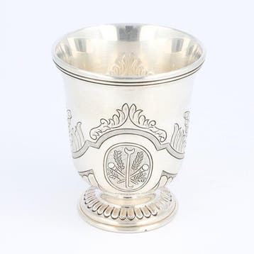 Wijnbeker - Beker - .925 zilver, Antiek en Kunst