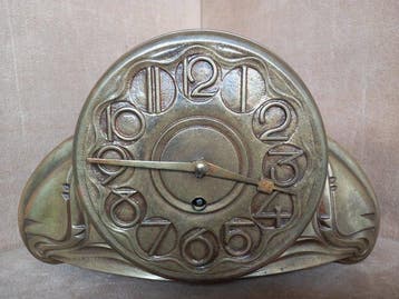Pendule - Theo van Reijn (attr.) - Art Deco - Brons -