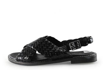 Ibza Sandalen in maat 38 Zwart, Kleding | Dames, Verzenden, Zwart, Sandalen of Muiltjes, Zo goed als nieuw