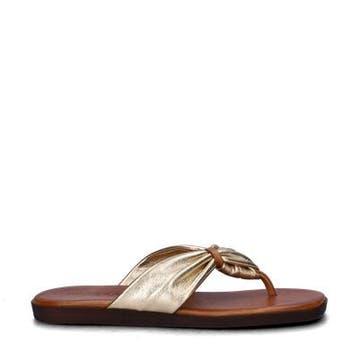 Nelson slippers voor dames in het Goud, Slippers, Overige kleuren, Verzenden, Nieuw