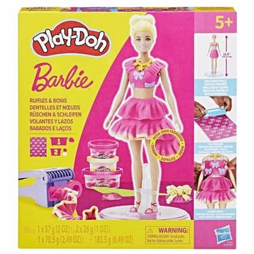 Hasbro Play-Doh Barbie poppen speelset - creatief speelgoed., Ophalen of Verzenden, Nieuw